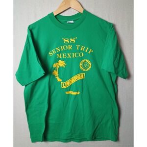 Stedman Vintage 80's Graphic T-Shirt Senior‎ Trip Mexico XL Single Stitch I